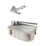 Rixson 2790N RH 626 Heavy Duty Offset Hung Concealed Floor Closer, 90 Degree, No Hold Open, Right Hand, Satin Chromium Plated