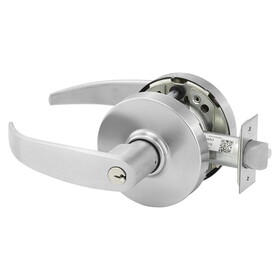 Sargent 28-10G04 LP 26D Grade 1 Storeroom or Closet Cylindrical Lock, P Lever, Conventional Cylinder, Satin Chrome Finish, Not Handed