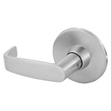 Sargent 28-11U15 LL 26D Grade 1 Passage Cylindrical Lock, L Lever, L Rose, Non-Keyed, Satin Chrome Finish, Non-handed
