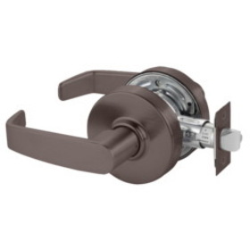 Sargent 28-7U15 LL 10B Grade 2 Passage Cylindrical Lock, L Lever, Non-Keyed, Oil-Rubbed Bronze Finish, Non-handed