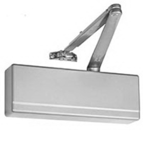 Sargent 281-PS TB 26D LH Surface Door Closer, Heavy Duty Parallel Arm with Positive Stop, Left Hand, Thru Bolts, Satin Chrome