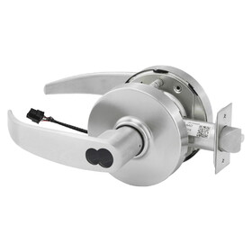 Sargent RX2860-10G71-12V LP 26D Electrified Cylindrical Lock, Fail Secure, 12V, LP Design, LFIC Prep, Less Core, RX Switch, Satin Chrome