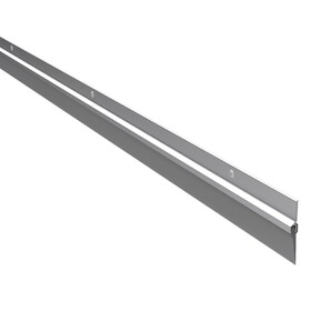Pemko 307AV 48 Door Bottom,48",Vinyl Insert,Mill Aluminum Finish