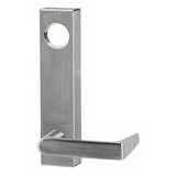 Adams Rite 3080-03-0-3U-US32D Entry Trim, 03 Square Lever, With Cylinder Hole, Universal, Satin Stainless Steel