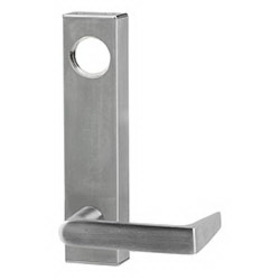 Adams Rite 3080E-03-0-3U-50-US32D Electrified Entry Trim, 03 Square Lever, With Cylinder Hole, Universal, 24VDC, Fail Secure, Satin Stainless Steel