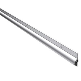 Pemko 3452AV 48 Door Bottom,48",Vinyl Insert,Mill Aluminum Finish