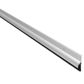 Pemko 3452CNB 48 Door Bottom,48",Nylon Brush,Satin Aluminum Clear Anodized Finish