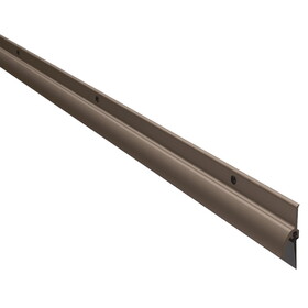 Pemko 345DV 48 Door Bottom Sweep,48",Vinyl Insert,Dark Bronze Anodized Aluminum Finish