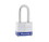 Master Lock Company 3UP 1-9/16 In. Wide Laminated Steel Body, 3/4 In. Tall 9/32 In. Diameter Hardened Steel Shackle, 4-Pin W1 Cylinder