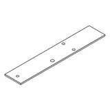 LCN 4040SE-59A 689 4040SE Series Cover Plate, Aluminum Painted Finish