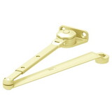 LCN 4040XP-3049 632 Hold Open Arm, Mounts Pull Side or Top Jamb with Shallow Reveal, Hold Open Adjustable Shoe, Bright Brass Finish, Non-Handed