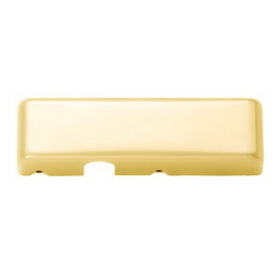 LCN 4040XP-72MC RH 632 Metal Cover, Required for Plated Finishes and Custom Powder Coat Finishes, Bright Brass Finish, Right-Handed