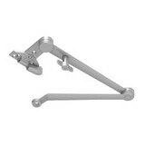 LCN 4050A-3049SCNS 689 4050A Series Grade 1 Spring Cush-N-Stop Hold Open Arm, 110 Degree Swing, Non-Handed, Aluminum Painted Finish