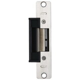 RCI 4105-05 32D Electric Strike, 5-7/8 In. Round Corner Faceplate, For 3/4 In. Projection Latches, 12 VAC/DC, Fail Secure, Satin Stainless Steel