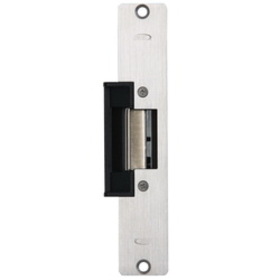 RCI 4108-05 32D Electric Strike, 7-15/16 In. Round Corner Faceplate, For 3/4 In. Projection Latches, 12 VAC/DC, Fail Secure, Satin Stainless Steel