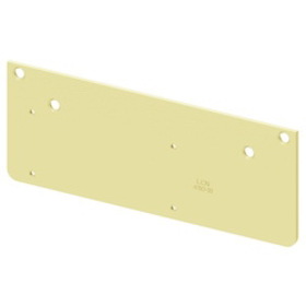 LCN 4110-18 632 Drop Plate, Narrow Top Rail or Flush Ceiling, Bright Brass Finish
