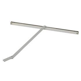 Glynn Johnson 414S-652 Medium Duty Concealed Overhead Stop Only, Size 4, Satin Chromium Plated Finish, Non-Handed