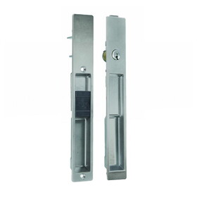 Adams Rite 4190-09-01-130-01-IB Flush Lockset with Cylinder, Radius Lock Face, 1" to 1-3/8" Stile Thickness, Aluminum