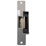 RCI 4307-06 32D Electric Strike, 6-7/8 In. Round Corner Faceplate, For 3/4 In. Projection Latches, 12 VDC, Fail Safe, Satin Stainless Steel