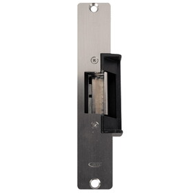 RCI 4308-06 32D Electric Strike, 7-15/16 In. Round Corner Faceplate, For 3/4 In. Projection Latches, 12 VDC, Fail Safe, Satin Stainless Steel