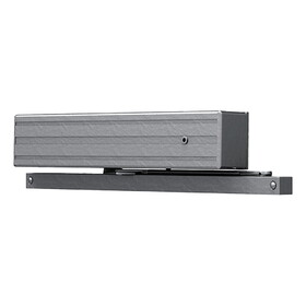 LCN 4314ME-SF 24V RH 689 Swing Free Arm Track Door Closer, 24V, Right Hand, Aluminum