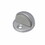 Rockwood 440 US26D Low Dome Stop, 1-1/8" Height, 1-7/8" Diameter, Plastic Anchor Fastener, Satin Chrome Finish
