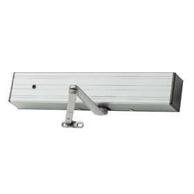 LCN 4414ME-REG 24V RH 689 B140 Regular Arm Door Closer with 18 Mounting Plate, 24V, 140 Degree Bypass Cylinder, Right Hand, Aluminum