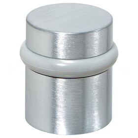 Rockwood 446 US26D Door Stop, 1-1/2" Height, 1-1/4" Base, Plastic and Lead Anchor Fasteners, Satin Chrome Finish