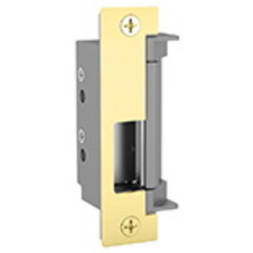 HES 4500C-605 Grade 1 Electric Strike, Fail Safe/Fail Secure, 12/24 VDC, Low Profile, Fire Rated, Bright Brass