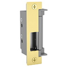 HES 4500C-606 Grade 1 Electric Strike, Fail Safe/Fail Secure, 12/24 VDC, Low Profile, Fire Rated, Satin Brass