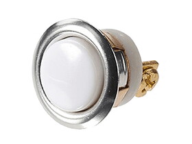Alarm Controls 450 Normally Open Flush Pushbutton,Ivory