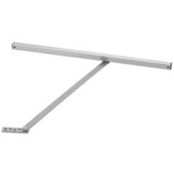 Glynn Johnson 454S-US32D Medium Duty Surface Overhead Stop Only, Size 4, Satin Stainless Steel Finish, Non-Handed