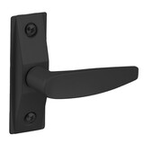 Adams Rite 4560-501-119 Flat Lever Trim without Return, ADA compliant design, For 1-3/4 In. to 2 In. Thick Door, LH or LHR, Satin Black Paint