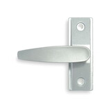 Adams Rite 4560-501-130 Flat Lever Trim without Return, ADA compliant design, For 1-3/4 In. to 2 In. Thick Door, LH or LHR, Satin Aluminum Paint