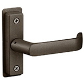 Adams Rite 4569-501-121 Flat Euro Lever Trim with Return, For 1-3/4 In. to 2 In. Thick Door, LH or LHR, Dark Bronze Paint