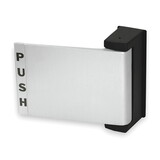 Adams Rite 4590-02-00-628 Flat Deadlatch Paddle, Push to Left, For 1-3/4 In. Thick Door, RHR (or Exterior of LH), Satin Aluminum