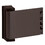 Adams Rite 4590-03-00-313 Flat Deadlatch Paddle, Pull to Right, For 1-3/4 In. Thick Door, LH (or Exterior of RHR), Dark Bronze Anodized