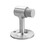 Rockwood 471 US26D Door Stop, 3" Height, 2-1/2" Diameter Base, Plastic and Lead Anchor Fasteners, Satin Chrome Finish