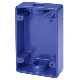 SDC 491-BB Emergency Door Release, Blue Surface Mount Box for 491