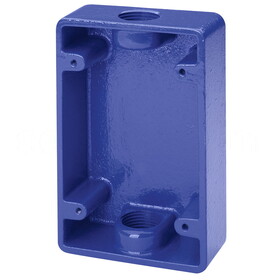SDC 492-BB Emergency Door Release, Blue Surface Mount Box for 492