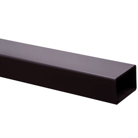 Von Duprin 5754 7FT 2IN 313 Aluminum Mullion, Prepped for 1408 Double Strike, 7'2", Dark Bronze Anodized Aluminum Finish