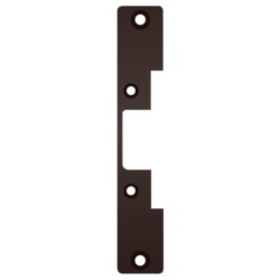 HES 503 613 Faceplate Only, 5000/5200 Series, 6-7/8" x 1-1/4", Flat with Radius Corners, Oil Rubbed Bronze