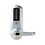 DormaKaba 5041SWL-26D-41 Cylindrical Combination Lever Lock, Passage, 2-3/4" Backset, 1/2" Throw Latch, Schlage FSIC Prep, Less Core, Satin Chrome