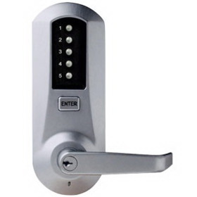DormaKaba 5067XSWL-26D-41 Mortise Combination Lever Lock, with Deadbolt and Lockout, KIL, Schlage C Keyway, Satin Chrome