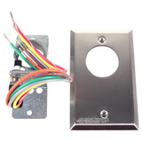 Dortronics 5141-24 5100 Series Key Switch Controls, DPDT Alternate Action Key Switch on Single Gang Plate