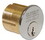 Sargent 41 LC 10B 1-1/8" Mortise Cylinder, LC Keyway, Oil Ribbed Bronze