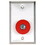 Dortronics 5211-MP23/KR 5210 Series Exit Push Button, 1-9/16" Diameter Duress Push Button, DPST Latching/Key Reset on Single Gang Plate