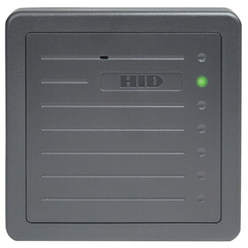 HID 5455BGN00 ProxPro II Proximity Reader, Wiegand output, Charcoal Gray, 18 In. Pigtail No Keypad