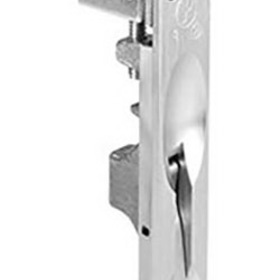 Rockwood 557 US26D Lever Extension Flush Bolt, for Fire Rated Plastic and Wood Covered Doors, 3/4" Bolt Throw, 3/4" Rod Backset, Satin Chrome Finish