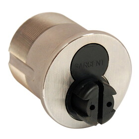 Sargent 6042 32D X 101 1-1/4" LFIC Mortise Cylinder Housing, Adams Rite Cam, Satin Stainless Steel